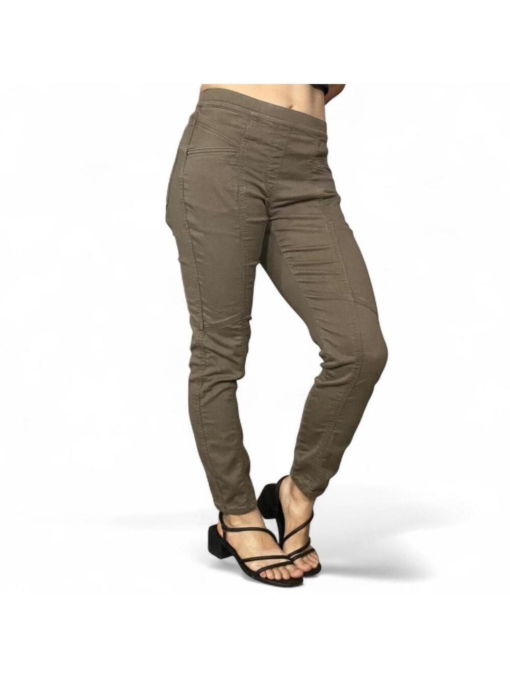 PrAna Women's Olive Green Pants Size 6/28 Regular Mid Rise